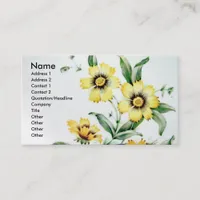 Vintage Flowers Business Card
