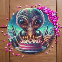 Funny Alien Themed Birthday Party  Paper Plates