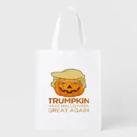Trumpkin Halloween Funny Classic Grocery Bag
