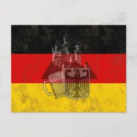 Flag and Symbols of Germany ID152 Postcard