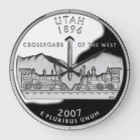 Faux Utah State Quarter Clock