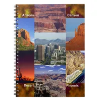 Arizona Desert Collage Notebook