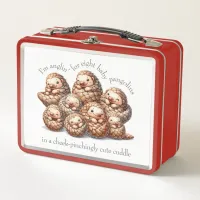 Adorable Anglin' for 8 Cute Cuddling Pangolins Metal Lunch Box