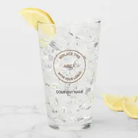 Your logo Company Hotel Name Glass