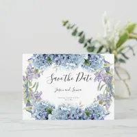 Forget-Me-Not Flowers Watercolor Elegant Save The Date