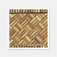 Paper Napkin - Brick Pattern