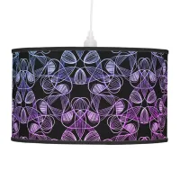 Blue Purple Pink Abstract Ceiling Lamp