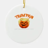 Halloween Trumpkin Make Halloween Great Again Ceramic Ornament