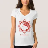 Year of the Rabbit Mantras Chinese New Year Red T-Shirt