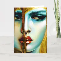 Mystical Beauty Golden Goddess   Card