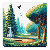 Disc Golf Pixel Art 