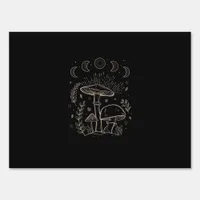 Goblincore Aesthetic Academia Cottagecore Mushroom Sign