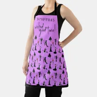 Witch Bloody Cocktail Skeleton Hand Halloween Gift Apron