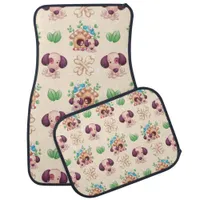 Adorable Dog Pattern  Car Floor Mat