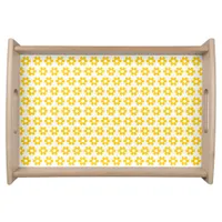 Serving Tray - Yellow Florets