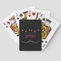 Tis The Season To Jolly Funny Casual Poker Cards