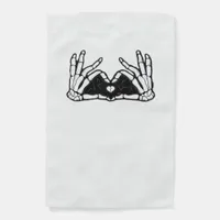 Skeleton Hands The Of A Heart  Garden Flag