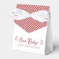 Ciao Baby! Italian Themed Red Baby Shower Favor Boxes