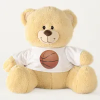 Basketball T-Shirt on Teddy Bear Toy
