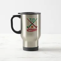 Field Hockey Christmas Tis The Season Player Holid Travel Mug