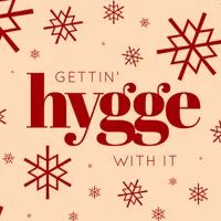 Funny Getting Hygge with It Christmas Snowflakes