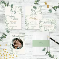 Greenery and Monogram Wedding