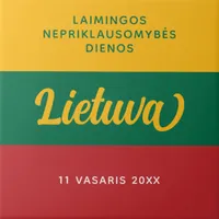 EO Lithuanian Independence Day (February 11)