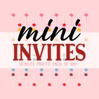 Mini Invitation Cards