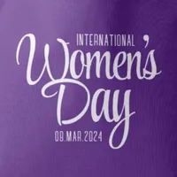 EO Purple Script International Women's Day (March 8)