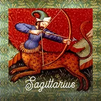 Sagittarius Archer Vintage Zodiac Sign Birthday Party