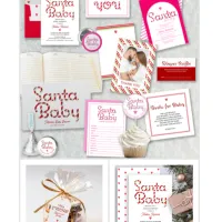 Santa Baby Christmas Baby Shower