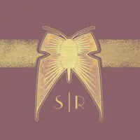 Art Deco Butterfly Monogram Pink and Gold Wedding Collection