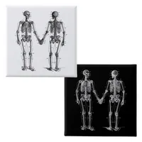 Vintage Skeletons Diagram with Numbered Bones