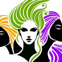 W2A Stylized Colorful Trio of Women IWD 2025