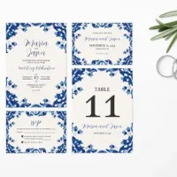 Mexican Blue Floral Fiesta Wedding Collection