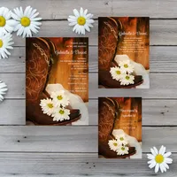 White Daisies and Cowboy Boots Country Western Wedding Stationery