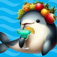 W2A Cute Vaquita Enjoying a Virgin Margarita