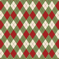 Vintage Christmas Argyle