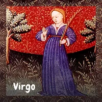 Virgo the Virgin Zodiac Sign Vintage Birthday Party