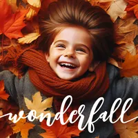 W2A Wonderfall Autumn Fall Leaves Custom Photo